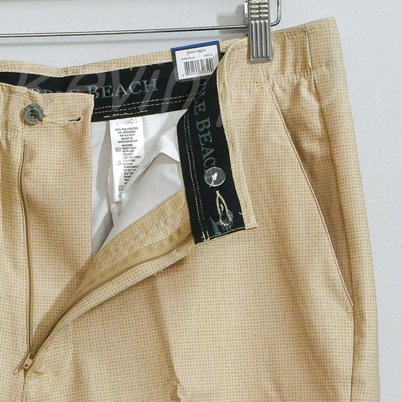 Pebble Beach Men’s Dry-Luxe Performance Shorts Yellow-gray - Picture 4 of 8